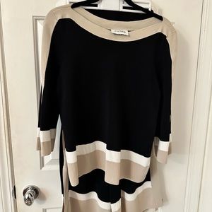 Joseph Ribkoff fine knit sweater set, top & pants